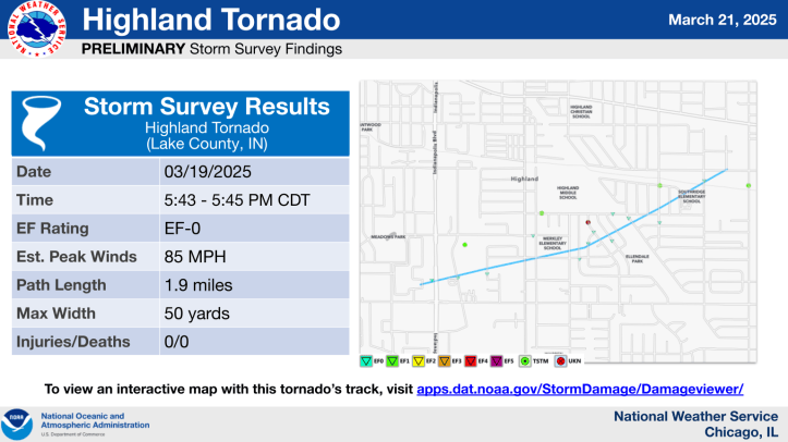 4 Tornadoes Confirmed In Northwest Indiana Wednesday Evening – Region ...